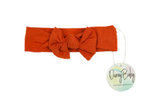 Load image into Gallery viewer, Burnt Orange Beauty Bow Headband
