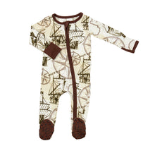 Load image into Gallery viewer, Atlas One Piece Zippered Footie
