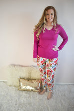 Load image into Gallery viewer, Fuchsia Mama Long Sleeve Top-Scoops of Love
