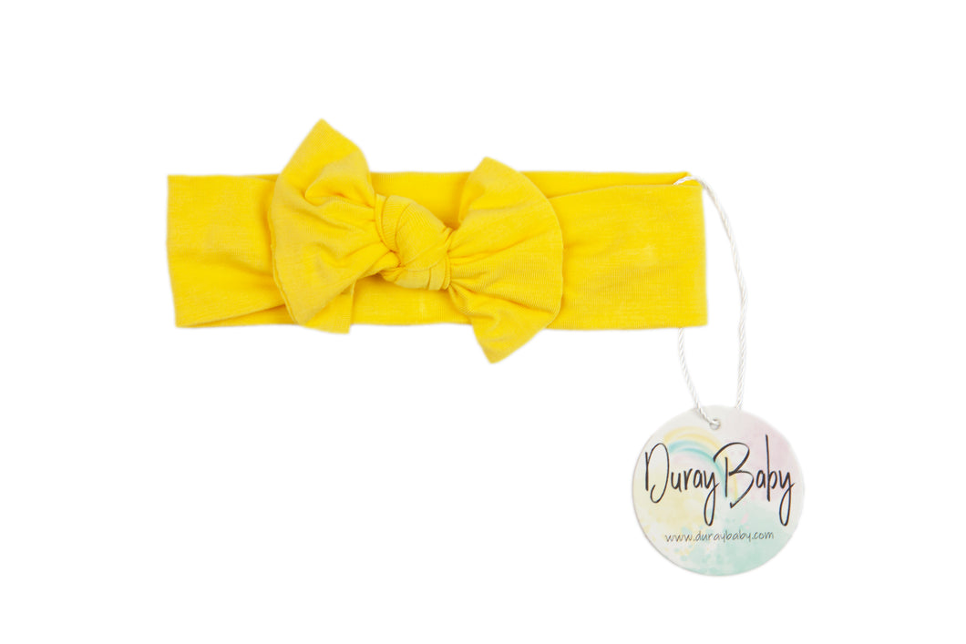 Sunflower Yellow Beauty Bow Headband