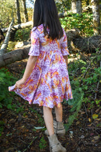 Load image into Gallery viewer, Autumn Meadow Little Miss Twirl Dress
