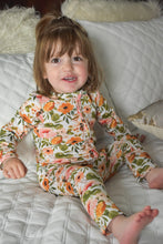 Load image into Gallery viewer, Charlotte Floral Romper-w/fold over feet
