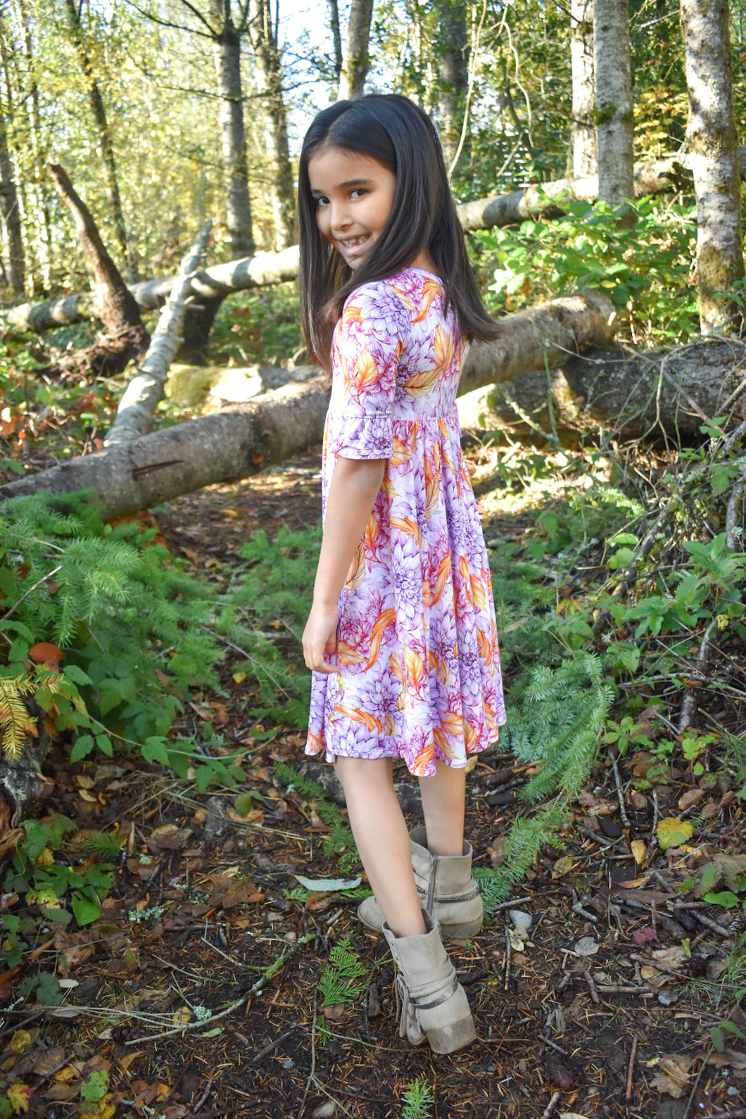 Autumn Meadow Little Miss Twirl Dress